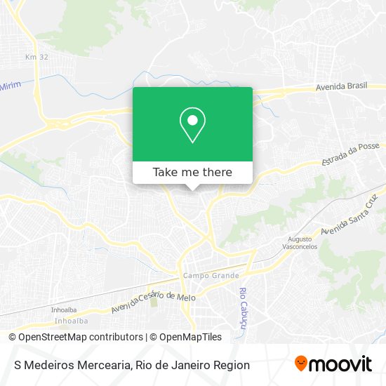 S Medeiros Mercearia map