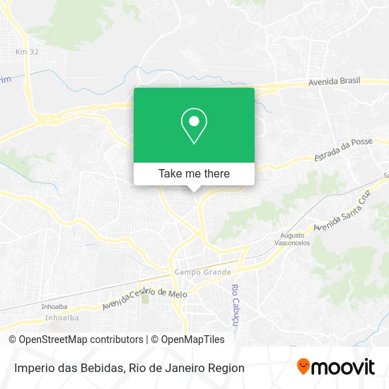 Imperio das Bebidas map