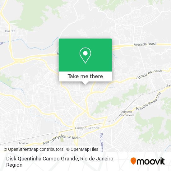 Disk Quentinha Campo Grande map
