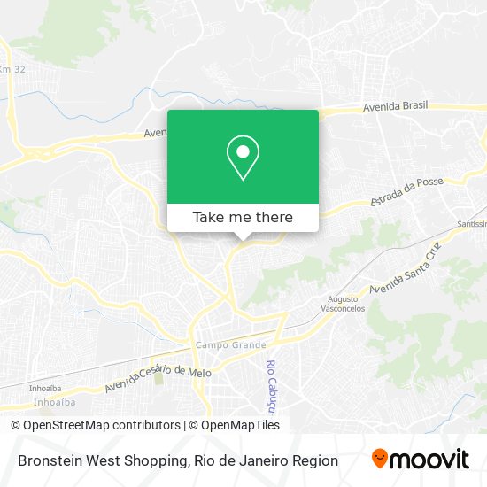 Bronstein West Shopping map