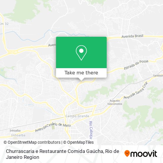 Mapa Churrascaria e Restaurante Comida Gaúcha