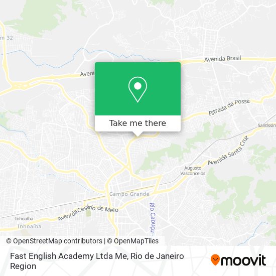 Mapa Fast English Academy Ltda Me