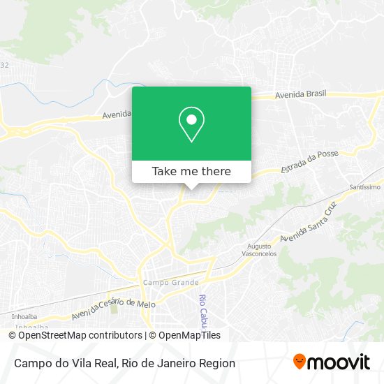 Mapa Campo do Vila Real