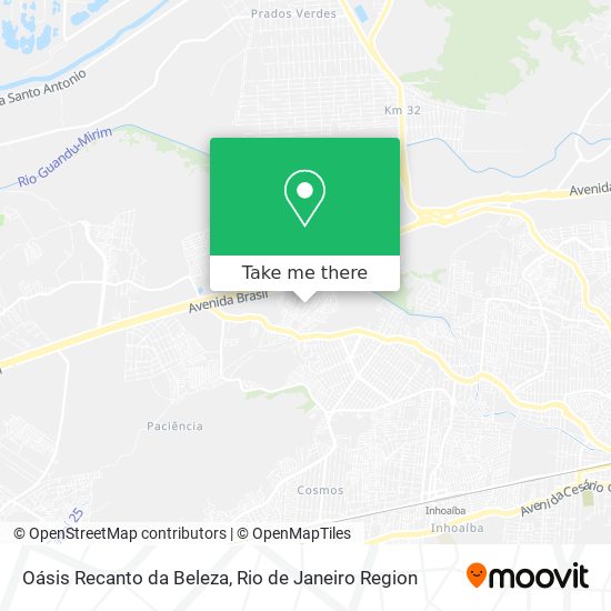 Oásis Recanto da Beleza map