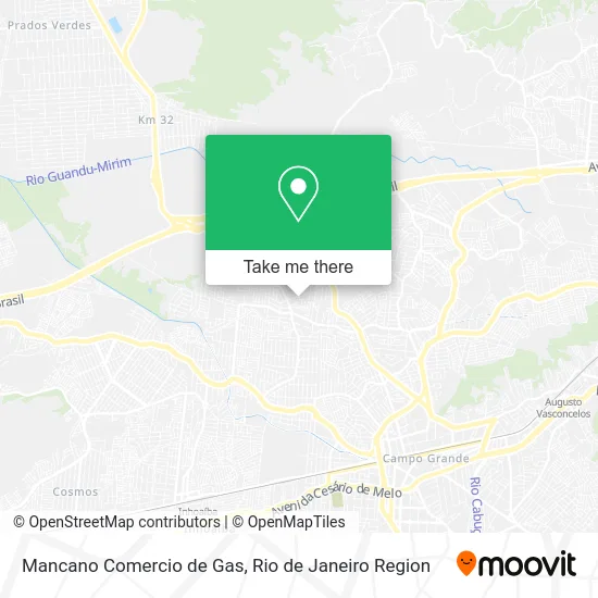 Mancano Comercio de Gas map