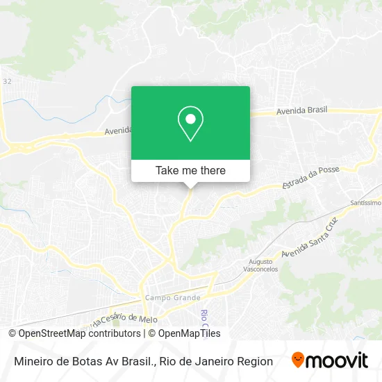 Mineiro de Botas Av Brasil. map