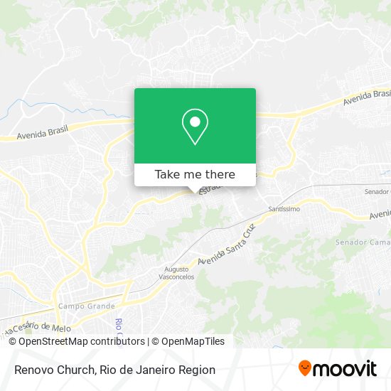 Renovo Church map