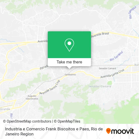 Industria e Comercio Frank Biscoitos e Paes map