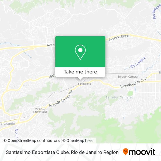 Santíssimo Esportista Clube map