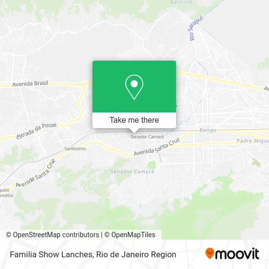 Familia Show Lanches map