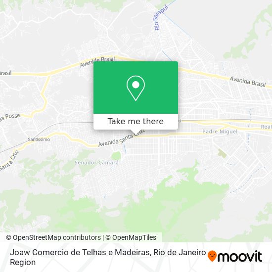 Joaw Comercio de Telhas e Madeiras map