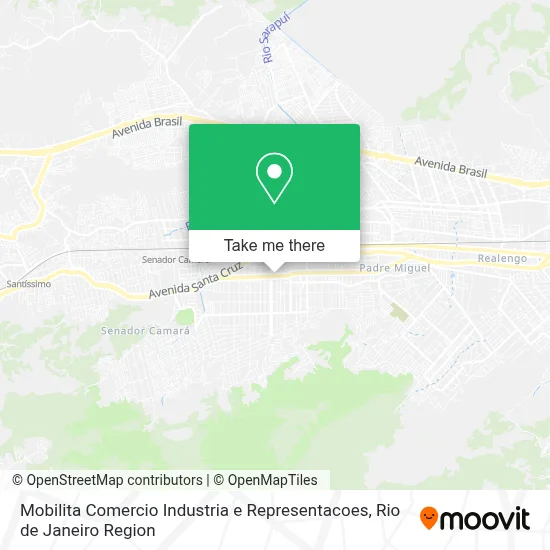 Mobilita Comercio Industria e Representacoes map