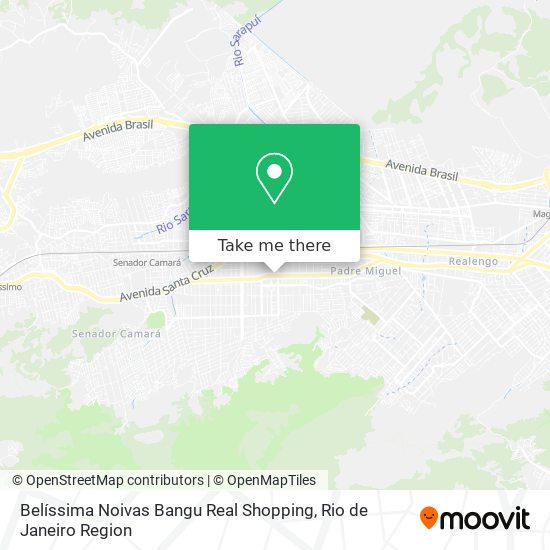 Belíssima Noivas Bangu Real Shopping map