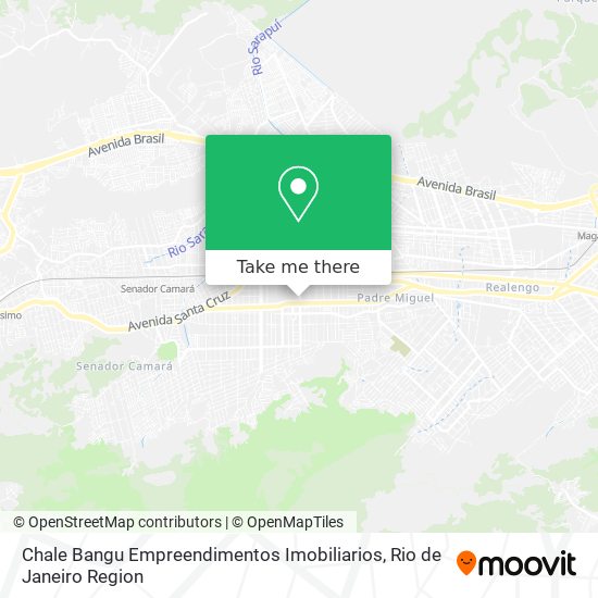 Mapa Chale Bangu Empreendimentos Imobiliarios