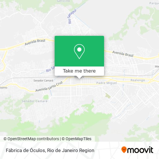 Fábrica de Óculos map