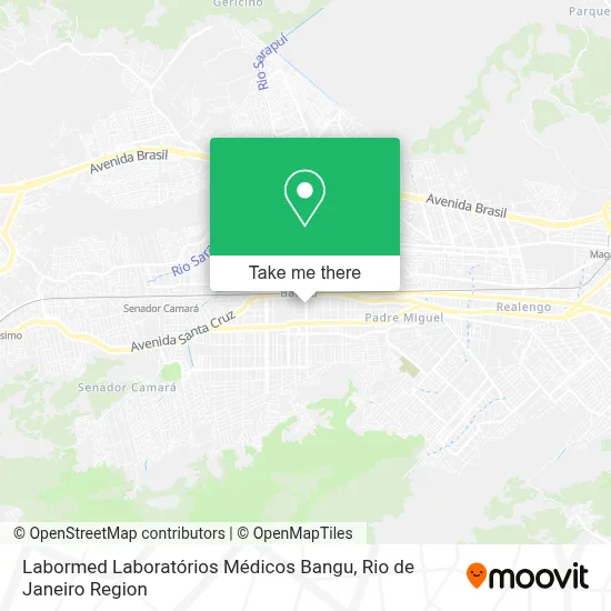 Labormed Laboratórios Médicos Bangu map