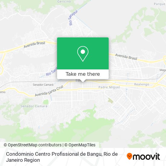 Condominio Centro Profissional de Bangu map