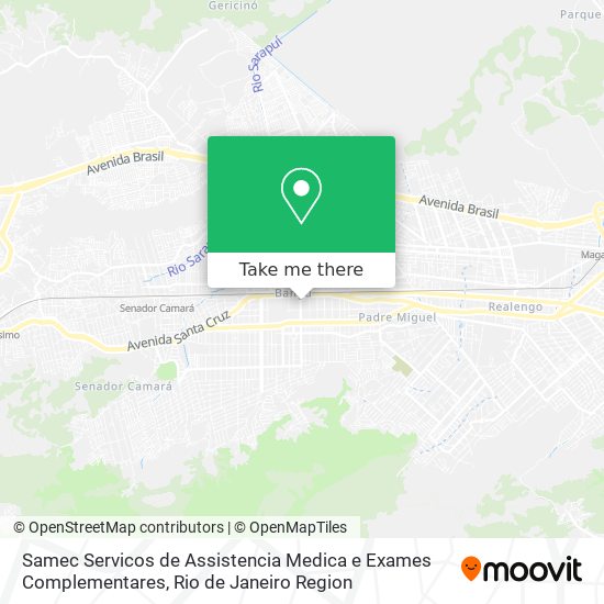 Samec Servicos de Assistencia Medica e Exames Complementares map