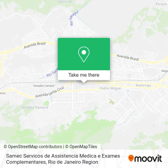 Samec Servicos de Assistencia Medica e Exames Complementares map