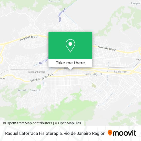 Raquel Latorraca Fisioterapia map