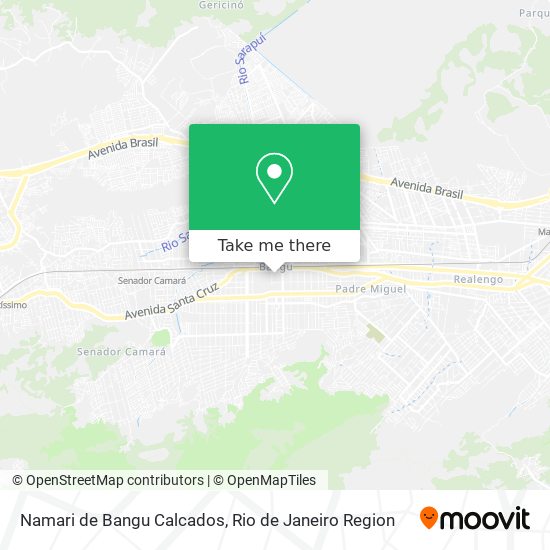 Namari de Bangu Calcados map