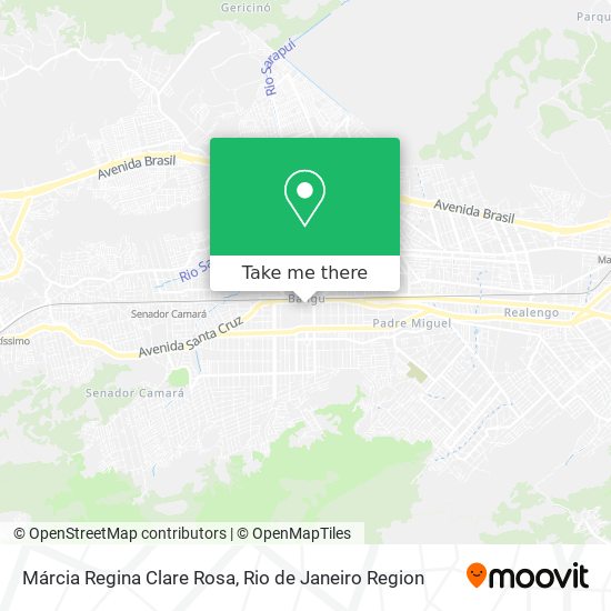 Márcia Regina Clare Rosa map