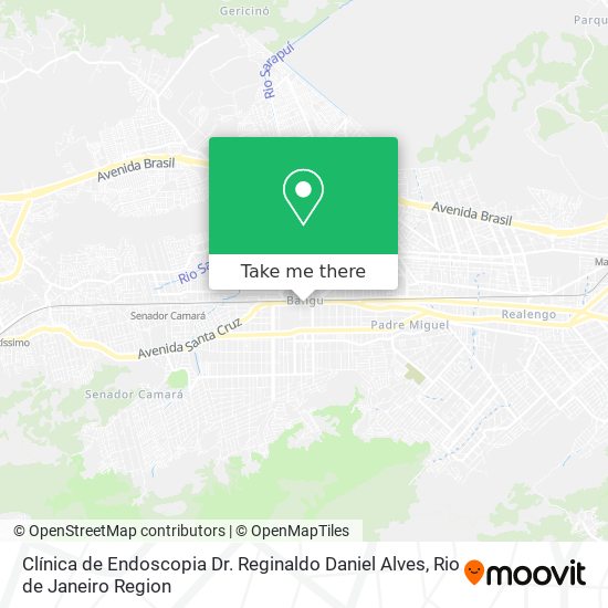 Clínica de Endoscopia Dr. Reginaldo Daniel Alves map