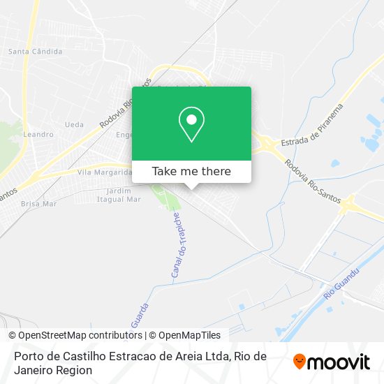 Porto de Castilho Estracao de Areia Ltda map