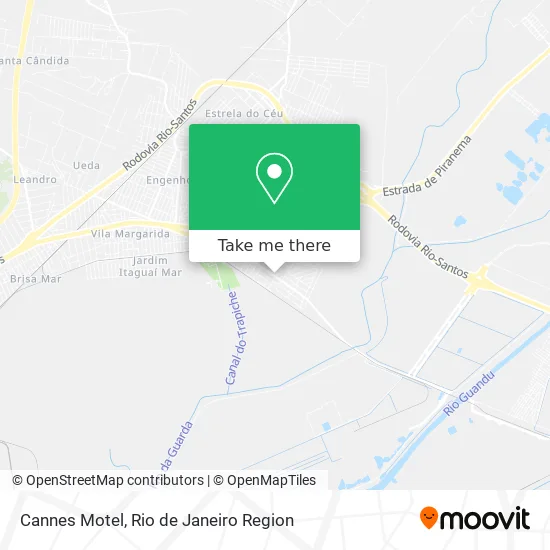 Cannes Motel map