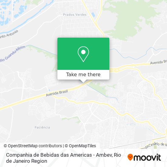 Companhia de Bebidas das Americas - Ambev map