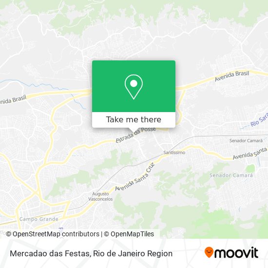 Mercadao das Festas map