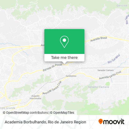 Academia Borbulhando map