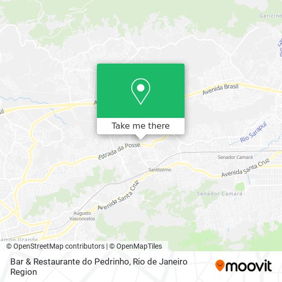 Mapa Bar & Restaurante do Pedrinho