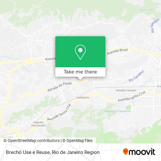 Brechó Use e Reuse map