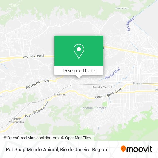 Pet Shop Mundo Animal map
