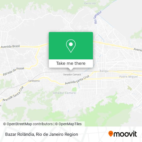 Bazar Rolândia map