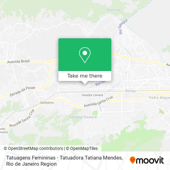 Tatuagens Femininas - Tatuadora Tatiana Mendes map