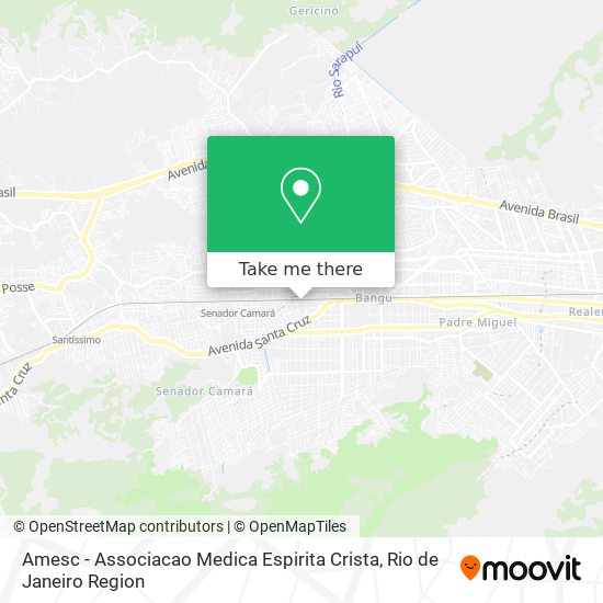 Mapa Amesc - Associacao Medica Espirita Crista