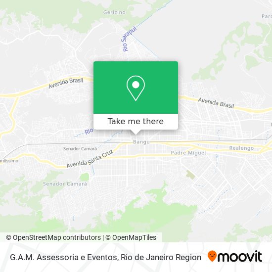 Mapa G.A.M. Assessoria e Eventos