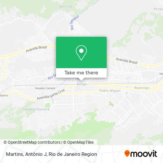 Martins, Antônio J map