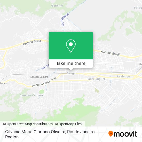 Gilvania Maria Cipriano Oliveira map