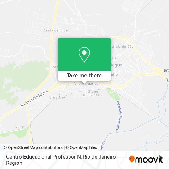 Mapa Centro Educacional Professor N