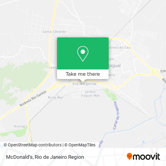 McDonald's map