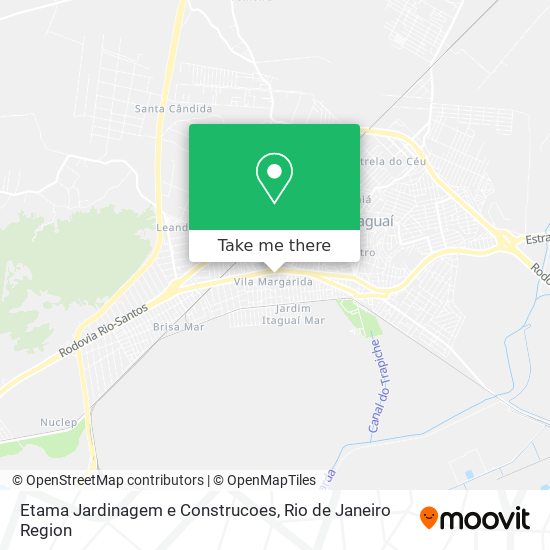 Etama Jardinagem e Construcoes map