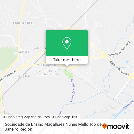 Sociedade de Ensino Magalhães Nunes Mello map