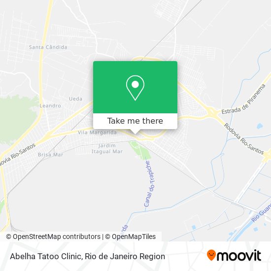 Mapa Abelha Tatoo Clinic