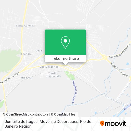 Mapa Jumarte de Itaguai Moveis e Decoracoes