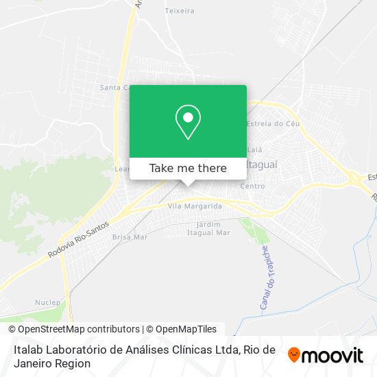 Italab Laboratório de Análises Clínicas Ltda map