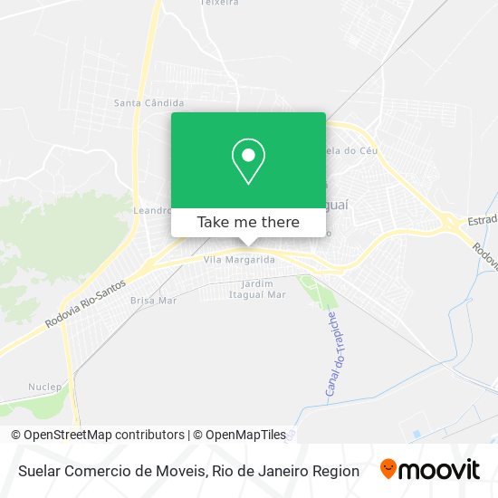 Mapa Suelar Comercio de Moveis