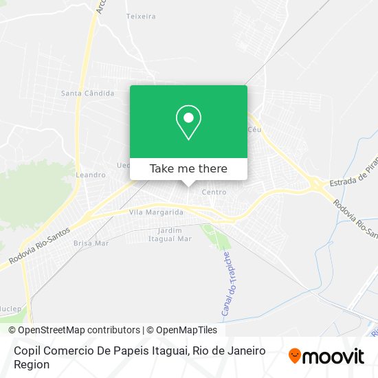 Copil Comercio De Papeis Itaguai map